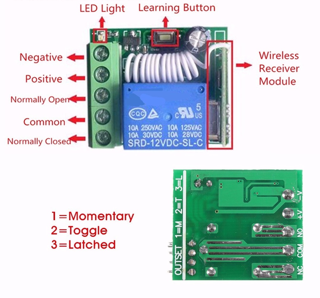 1-Channel-RF-Control-Relay